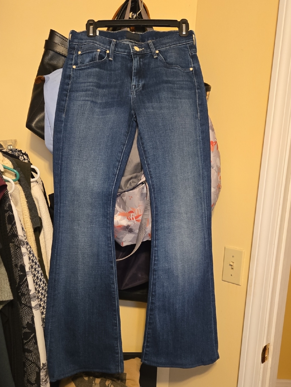 MOTHER Dark Blue Denim Jeans